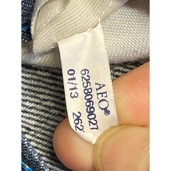 American Eagle original bootcut jeans mens sz 30/30 100% cotton retro Y2K - Picture 12 of 12